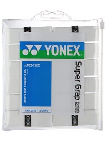 Pack de 12 Surgrips Yonex Blanc