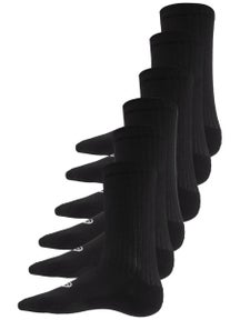 Asics Tennis 6 Pack Crew Sock Black