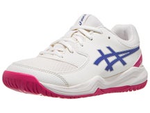 Asics Gel Dedicate 8 GS Cream/Dark Cobalt Junior Shoes