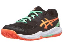 Asics Gel Dedicate 8 GS Padel Black/Coral Junior Shoes