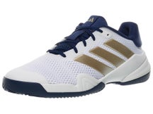 adidas Barricade K AC White/Dark Blue Junior Shoes