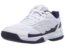 adidas Crazyquick Padel White/Dark Blue Junior Shoes