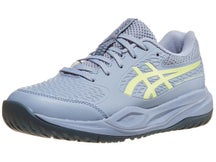 Asics Gel Resolution X GS Grey Blue/Pistach Junior Shoe