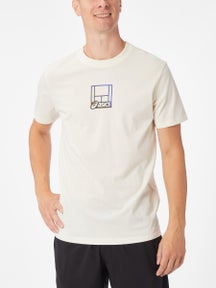 Asics Men's Core Court Graphic T-Shirt Beige