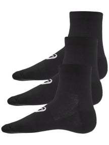 Asics Tennis 3 Pack Quarter Sock Black