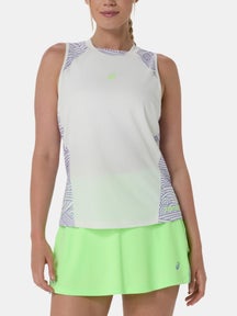 Asics Women's PDL Court Print Tank Beige/Purple