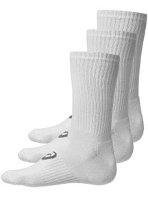 Asics Tennis 3 Pack Crew Sock Brilliant White