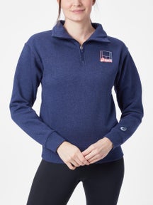 Asics Women's Court Core Graphic 1/2 Zip LS Top