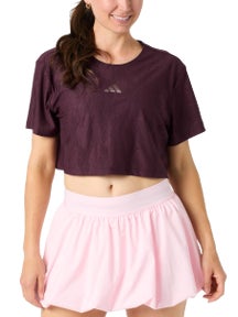 adidas Damen New York Pro Lace Crop Top