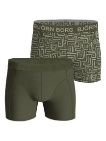 Bjorn Borg Men's Fall Cotton Stretch 2-Pack Boxer