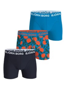 Bjorn Borg Men's Fall Cotton Stretch 3-Pack Boxer