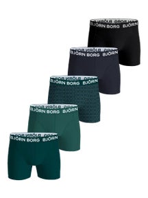 Bjorn Borg Men's Fall Cotton Stretch 5-Pack Boxer