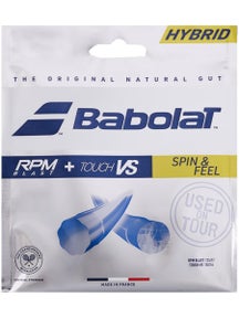 Cordage Hybride Babolat Hybrid RPM Blast 1,25 mm + VS 1,30 mm Noir