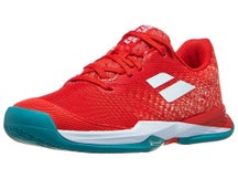 Babolat Jet Mach III AC Fiesta Red Junior Shoes