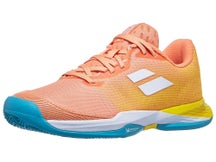 Babolat Jet Mach III Clay Coral/Gold Fusion Junior Shoe