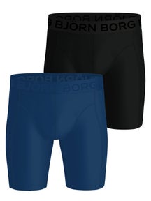 Bjorn Borg Men's Summer Performance Long 2-Pack Boxer