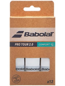 Babolat Pro Tour 2.0 Overgrips 12 Pack White