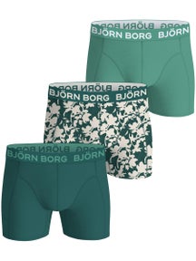 Bjorn Borg Men's Summer Cotton Stretch 3-Pack Boxer