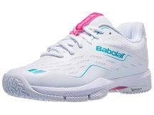 Babolat Sensa Rise Padel White/Rhodamine Red Women Shoe