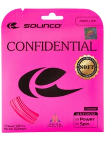 Solinco Confidential Soft 1.20mm Tennissaite - 12,2m Set (Pink)