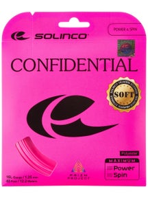 Solinco Confidential Soft 1.25mm Tennissaite - 12,2m Set (Pink)