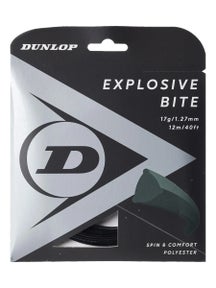 Dunlop Explosive Bite 1.25mm Tennissaite (Schwarz) - 12m Set