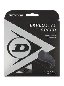 Dunlop Explosive Speed 1.30mm Tennissaite (Schwarz) - 12m Set