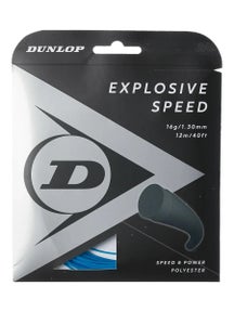 Dunlop Explosive Speed 1.30mm Tennissaite (Blau) - 12m Set