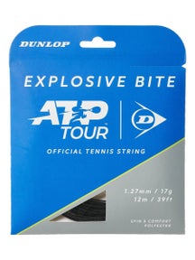 Dunlop Explosive Bite 1.27mm Tennissaite (Schwarz) - 12m Set