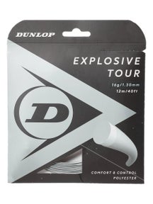 Dunlop Explosive Tour 1.30mm Tennissaite (Silber) - 12m Set