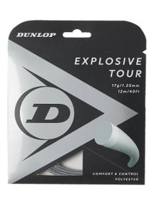 Dunlop Explosive Tour 1.25mm Tennissaite (Silber) - 12m Set