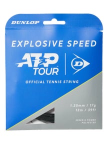 Dunlop Explosive Speed 1.25mm Tennissaite (Schwarz) - 12m Set