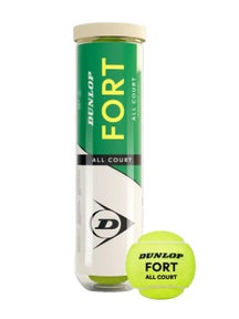 Dunlop Fort All Court TS Tennis 4 Ball Can