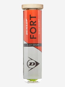 Tubo de 4 pelotas Dunlop Fort Clay Court Tennis