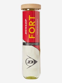Tubo de 4 pelotas Dunlop Fort Tournament Tennis