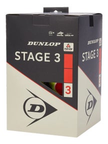 Dunlop Stage 3 Red Tennis Ball 12 Pack