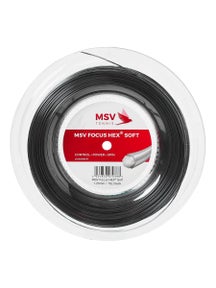 MSV Focus HEX Soft 1.25 String Reel Black - 200m