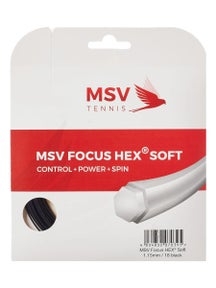 MSV Focus Hex Soft 1.15 String Black