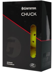 Gamma Pickleball Outdoor Chuck Balls 6-Pack