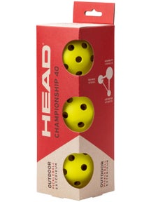 HEAD Championship 40 Outdoor Pickleball Ball (3 pack)