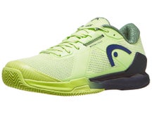 HEAD Sprint Pro 4.0 Clay Lime/Navy Men's Shoes