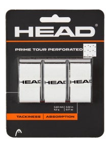 Head Prime Tour Perforated 3 Pack White