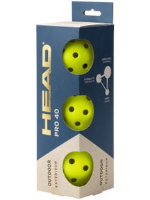 HEAD Pro 40 Outdoor Pickleball Ball (3 pack)