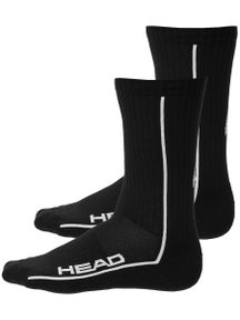 HEAD Performance Crew 2-Pack Socks Black
