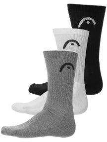 HEAD Training Crew 3-Pack Socks Grey/White/Black