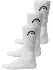 HEAD Training Crew 3-Pack Socks White