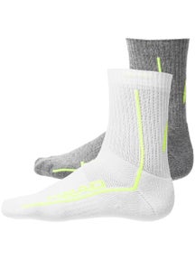 HEAD Performance Short Crew 2-Pack Socks Grey/White