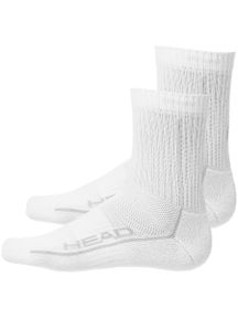 HEAD Performance Short Crew 2-Pack Socks White
