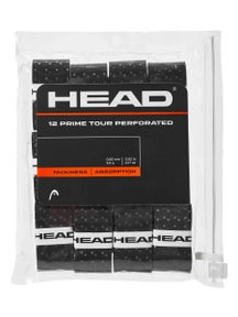 Head Prime Tour Perforated Overgrip 12 Pack Black
