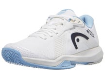 HEAD Sprint Evo 4.0 AC White/Light Blue Women's Shoe
